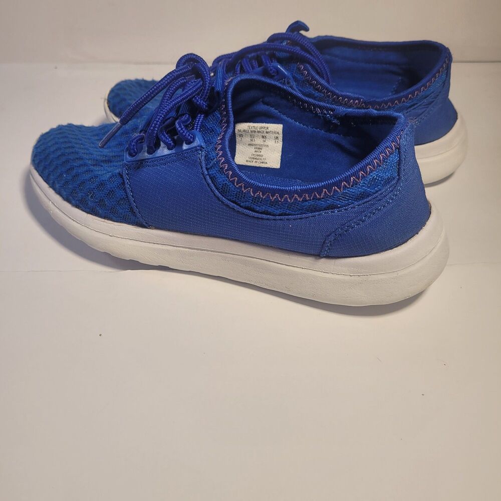 Everlast Women's Size 8 Blue Knit Lace Up Athletic Comfort Walking Sneakers #sho
